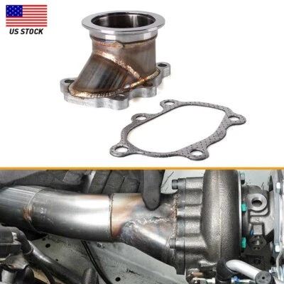 $31.95 • Buy Turbo Down GT25 GT28 T25 T28 5 Bolt Flange To 2.5 /63mm V Band Adapter