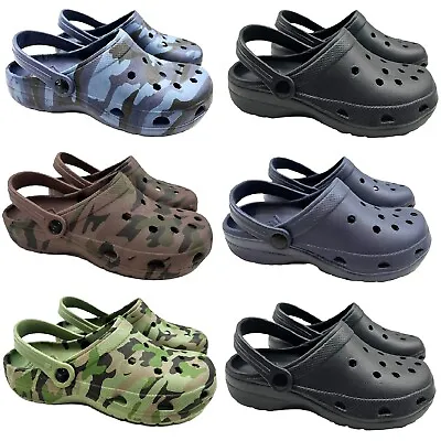 Mens Comfy Beach Pool Summer Clog Hoilday Shower Garden Walking Sandals Shoes  • £9.99