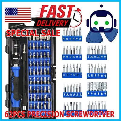 60X Computer Repair Kit Set Tool Laptop PC Precision Screwdriver Torx Smartphone • $10.99