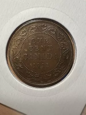 Dated : 1913 - Canada - One Cent - 1 Cent Coin - King George V • £7.95