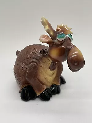 Vintage Moose Bobblehead &Tail Wobbler Tim Twinkler Collection By Exhart S-17 • $14.99