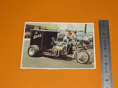 1976 Chrome Chocolate Chicken Knowledge Cycle Motorcycle Trike V8 Usa • $3.19