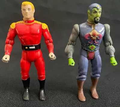 VTG Galoob Defenders Of The Earth Flash Gordon & Ming The Merciless Figures 1985 • $22.96