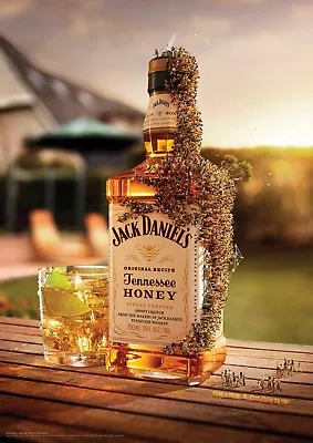 Jack Daniels Whiskey Drinks Bar High Quality Wall Art Poster Choose Your Size • $12.90