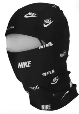 Nike Sportswear Pro Hood Balaclava Black White Swoosh Logo N1009928 091 Shiesty • $36.99