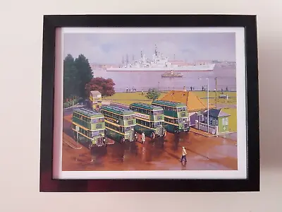 Malcolm Root Print 'Gosport Ferry'  FRAMED • £21