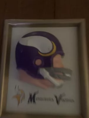 1965 Technigraph Nfl Minnesota Vikings Helmet Plaque Very Rare Ex • $64.95