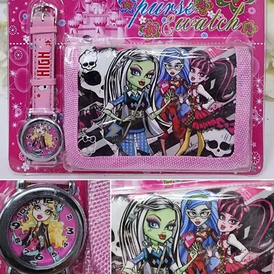 Monster High Kids Lagoona Watch And Wallet Set Frankie Draculaura Accessories • $9.75