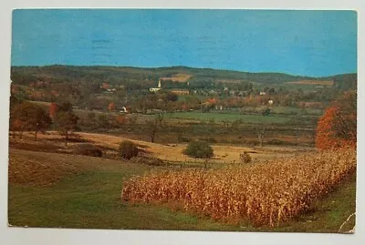 1960 NY Postcard Millbrook New York View Of Millbrook School From Rt 44 Dutchess • $6.99