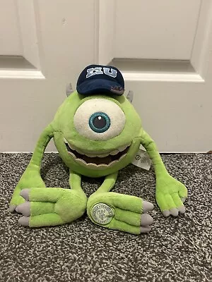 Disney Store Monsters University Mike Wazowski  Plush Soft Toy Stamped 14  • £14.99