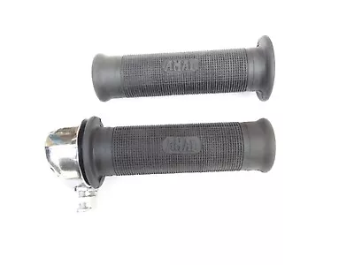 Throttle Assembly 7/8  Amal Type W/Classic Grid Grips Universal BAR0068 #V132 • $43