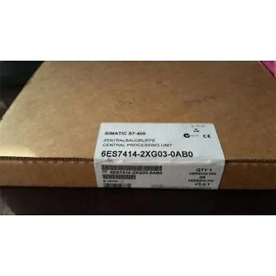 New Siemens SIMATIC S7-400 CPU 414-2 6ES7414-2XG03-0AB0 6ES7 414-2XG03-0AB0 • $596.26