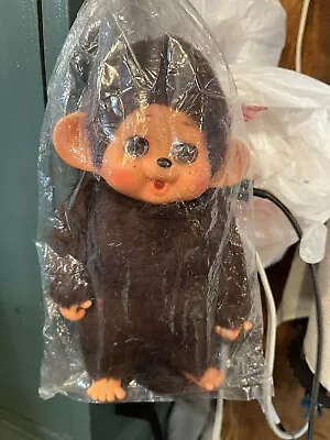 Vintage TOHO Monchhichi Like Monkey 8” Plush Toy Doll Sleepy Eyes In OG Package • $30