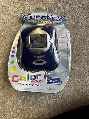 Video Now Color Personal Video Player Color Blue Hasbro Factory Sealed Condition • $75