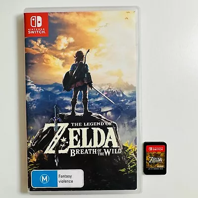 Legend Of Zelda Breath Of The Wild - Nintendo Switch - Free Tracked Post! • $54.50