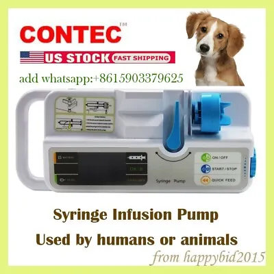 Medical ICU Syringe Infusion Pump Standard IV Fluid Injection Control Alarm • $319