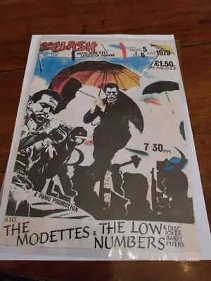 $700 • Buy The Clash Punk Concert Flyer Poster July 5-6 1979 London Secret Gig Rare Aor