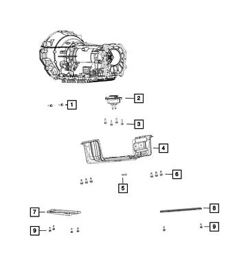 Genuine Mopar Transmission Mount Isolator 68110244AE • $79.13