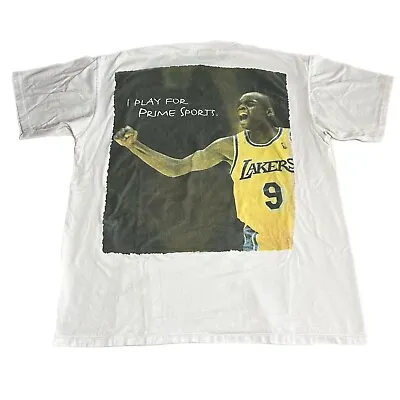 Vintage 90s Nick Van Exel Prime Sports Shirt LA Lakers Men’s XL Single Stitch • $249.95