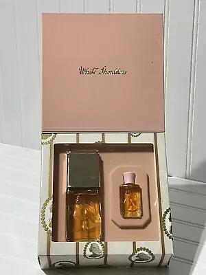 Vtg White Shoulders Cologne Spray Parfum & Mini Perfume Gift Set  NEW Sealed • $19.95