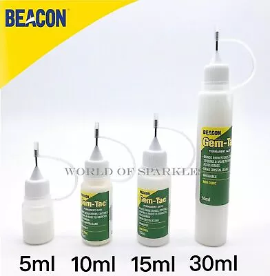 £8.25 • Buy Beacon Gem-Tac Glue Precision Tip Applying Crystal Rhinestone Diamante Diamond