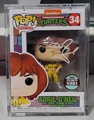 Megan Fox Signed Pop Funko #34 Teenage Mutant Ninja Turtles April O'neil • $350