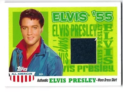 2005 Topps Elvis Worn Shirt Card E55 Serial Number 141/500! • $20