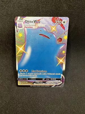 Pokémon TCG Ditto VMAX Shining Fates SV119/SV122 Holo Shiny Holo Rare NM • $4.49