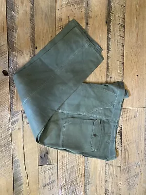 1 Pair Of US Army OG-107 Sateen Fatigue Pants Trousers  35 X 29 • $20