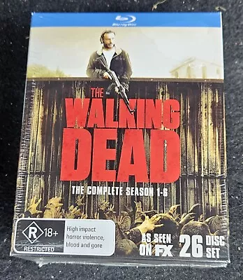 The Walking Dead Complete Seasons 1-6 Blu Ray Box Set - SEALED  • $59.99