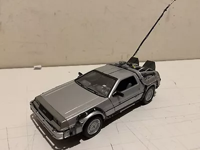 1:24 Scale Diecast Model Car Welly BTTF Back To The Future Delorean • £14.99