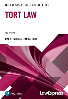 Law Express Revision Guide: Tort Law 9781292439068 - Free Tracked Delivery • £16.51