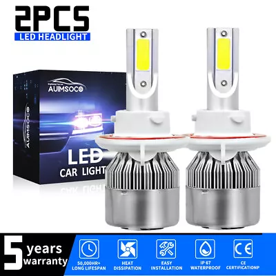 6000K 9008 For RAM 1500 2500 3500 2006-2012 LED Headlight High/Low Beam Bulbs • $23.99