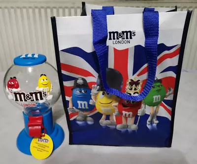 £49.99 • Buy M&M'S/M And M/MNM/MM Chocolate/Sweet Blue London Dispenser & Tote Bag