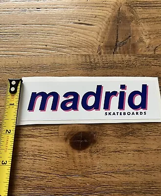 Madrid Skateboard Decal • $7.50