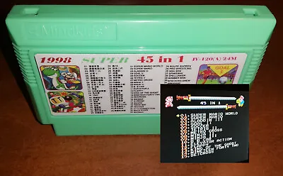 45 In 1 (JY-120) Jy Company Pegasus Famicom Famiclone Dendy Cartridge • $49.99