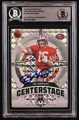 Joe Montana Autograph Card  • $100