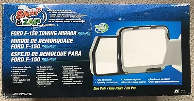 Snap & Zap K Source 2009-2014 Ford F-150 Towing Mirror Extension Pair Set 81810 • $45