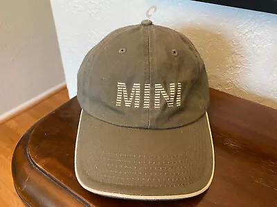 Mini Cooper Baseball Cap Men's Strapback Hat Red Snug Car Automobile Green Tan • $17.99