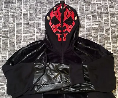 Darth Maul Hoodie XL Star Wars Marc Ecko Sweat Shirt Jacket Mask Costume Vader • £115.70