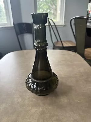 I Dream Of Jeannie Style Jim Beam Decanter Bottle Circa 1964 Smoky Green • $50