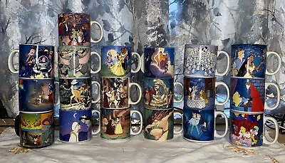 Vintage Walt Disney Classic Movie Mugs Lot Of 19 Snow White Belle Pocahontas Toy • $219