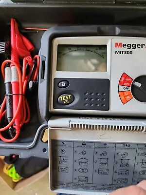 Megger MIT310 Battery Operated Megohmmeter 1000Vdc Nice • $225