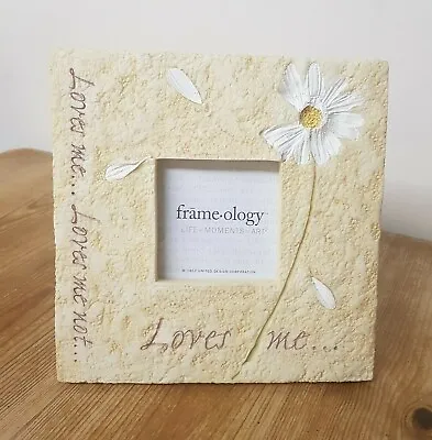 Frame-ology Beautiful Vintage Photograph Frame With A Daisy On The Front. • £8.50