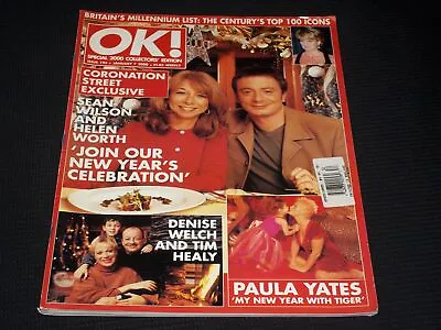 2000 January 7 Ok! Magazine - Sean Wilson & Helen Worth Uk Edition - O 14303 • £40.15