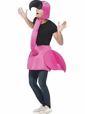 £26.35 • Buy Flamingo Costume Mens Womens Fany Dress Outfit Bird Animal Ladies Gents Adult