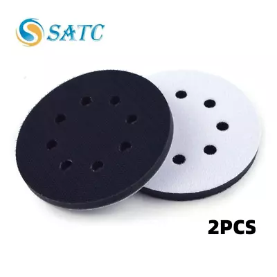 2PCS 5  Foam Cushion Interface Buffer Pad Orbital Sander Hook Loop Sanding Discs • $13.88