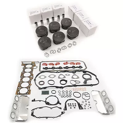 3.0T M54B30 Piston &Ring Set &Gasket Kit Fit For BMW 330i 530i X3 X5 E46 E36 E39 • $608