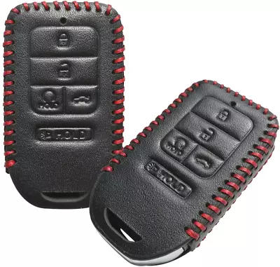 2Pcs  Leather Keyless Remote Entry Cover Accessories Protector Holder Case For 2 • $23.29