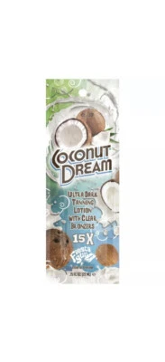 Fiesta Sun Coconut Dream With Clear Bronzers Sunbed Tanning Lotion Cream Sachet • £1.50